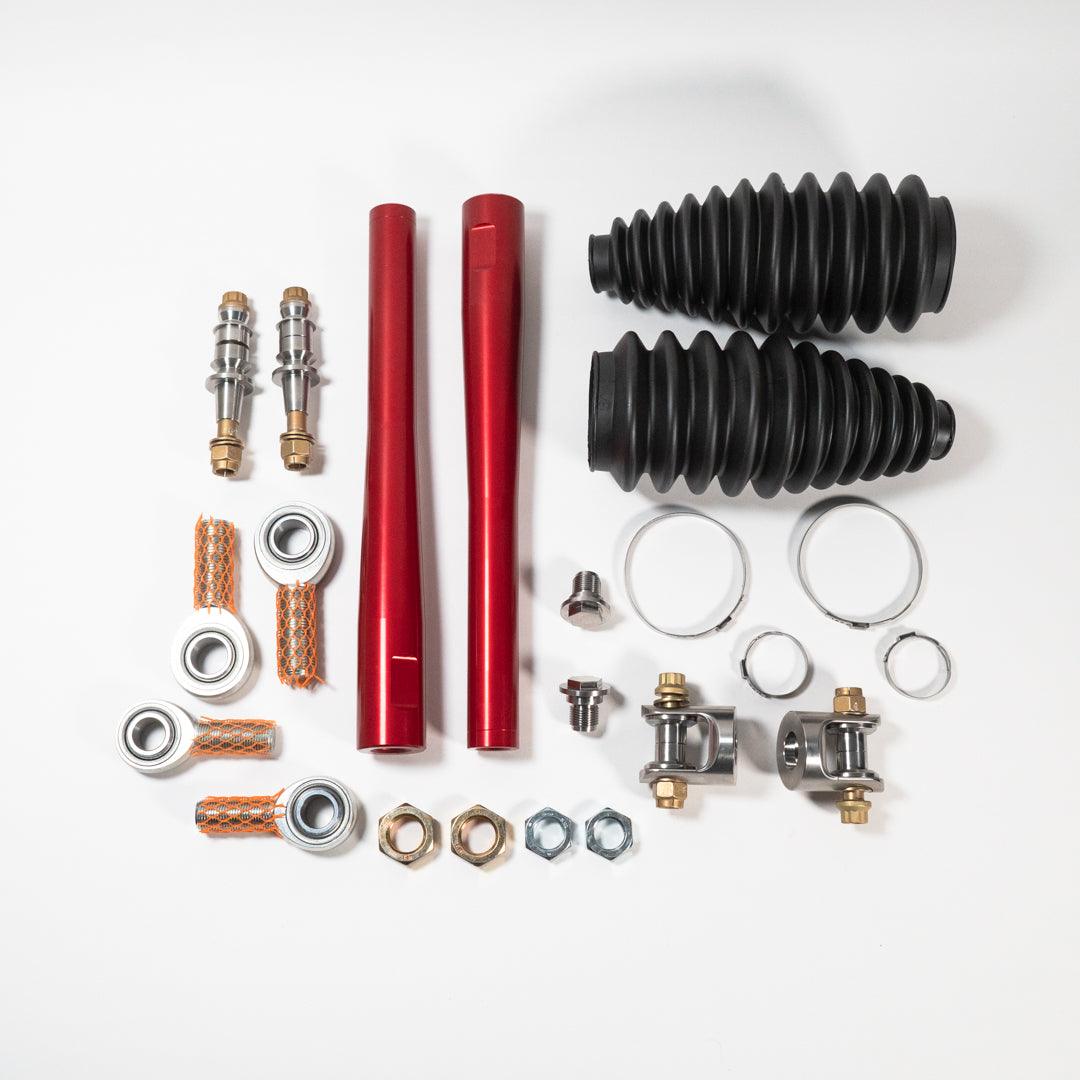 Kibbetech TRX Heim Steering Kit - Red