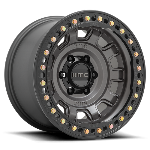 KMC TANK BEADLOCK Anthracite 6x139.7 Wheels - product view 1