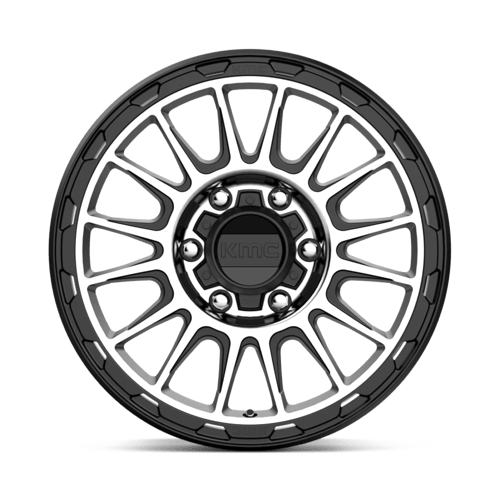 KMC IMPACT Satin Black Machined 6x139.7 Wheels - product view 3