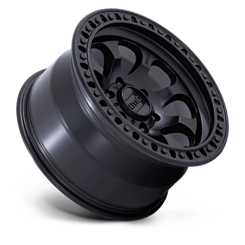 KMC RIOT SBL Satin Black 6x139.7 Wheels - product view 2