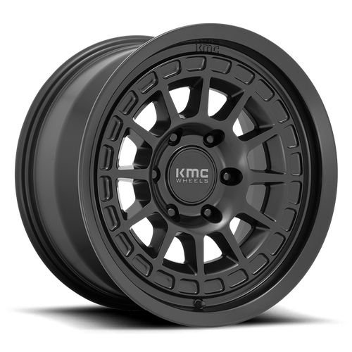 KMC CANYON Satin Black 6x139.7 Wheels - product view 1