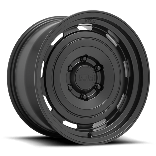 KMC ROSWELL Satin Black 6x139.7 Wheels - product view 1