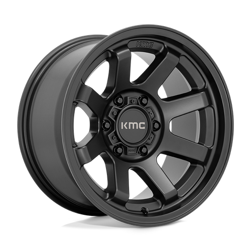 KMC TRAIL Satin Black 6x139.7 Wheels - product view 2