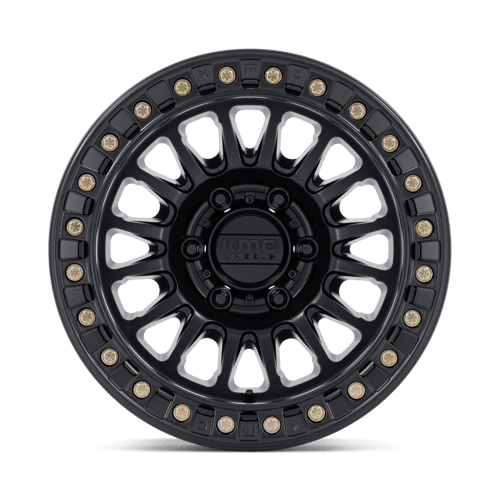 KMC IMPACT BEADLOCK Matte Black 6x139.7 Wheels - product view 3