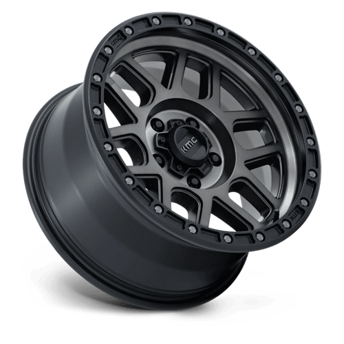 KMC MESA Satin Black W/ Gray Tint 6x139.7 Wheels - product view 2