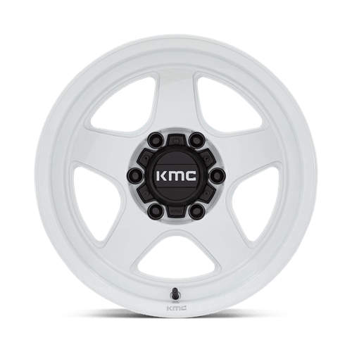 KMC LOBO Gloss White 6x139.7 Wheels - product view 3