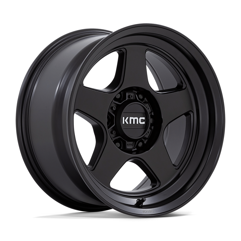 KMC LOBO Matte Black 6x139.7 Wheels - product view 4