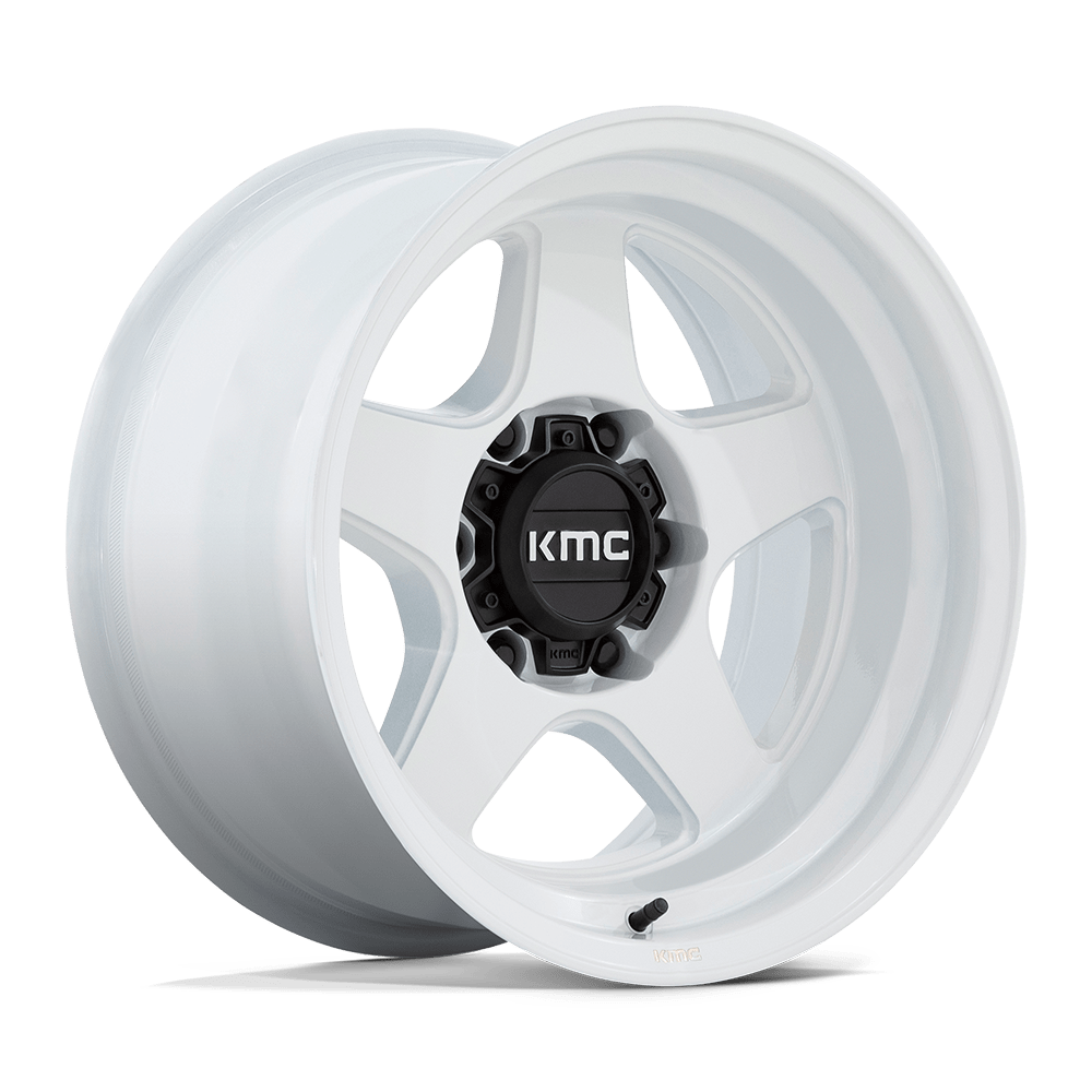 KMC LOBO Gloss White 6x139.7 Wheels
