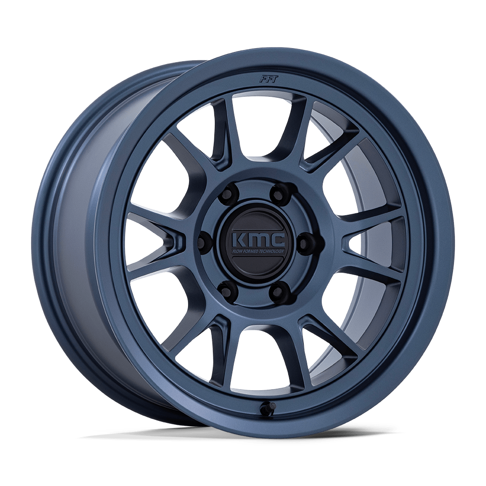 KMC RANGE Metallic Blue 6x139.7 Wheels - product view 4