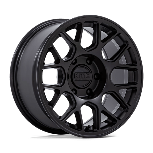 KMC HATCHET Matte Black 6x139.7 Wheels - product view 1