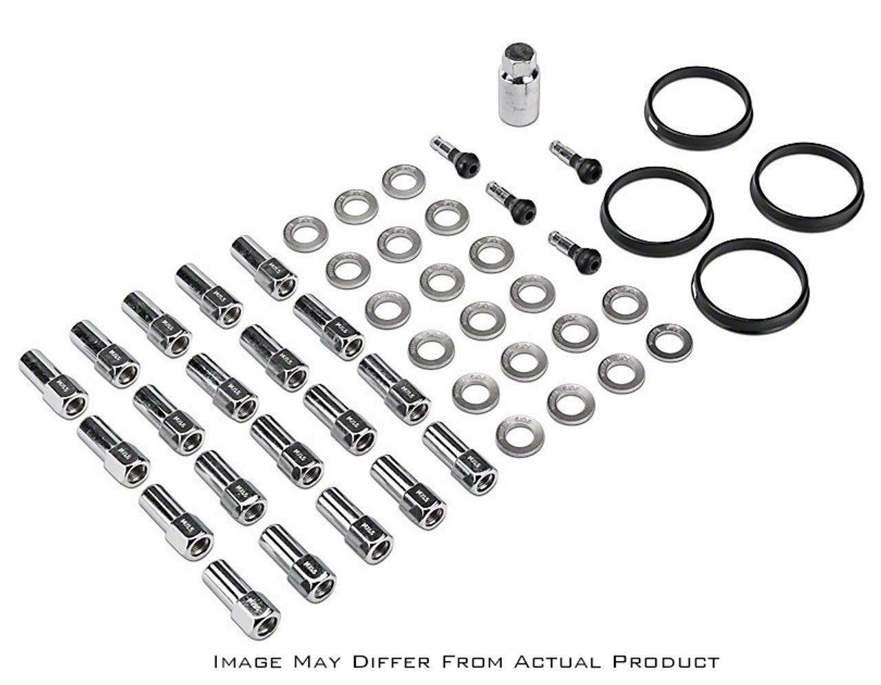 Race Star 14mm x 1.50 Open End 1.38in Shank w/ 7/8in Head Challenger & Charger Deluxe Lug Nut Kit - 20 PK #601-1434-20