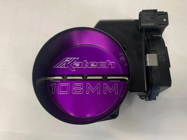 KATECH  Hemi 108MM Throttle Body Black Anodized