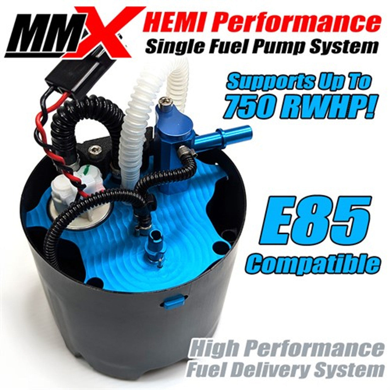 MMX  450LPH Single Pump Fuel System for 20-23 Challenger, Charger, 300 5.7L & 22-23 6.4L 392 HEMI