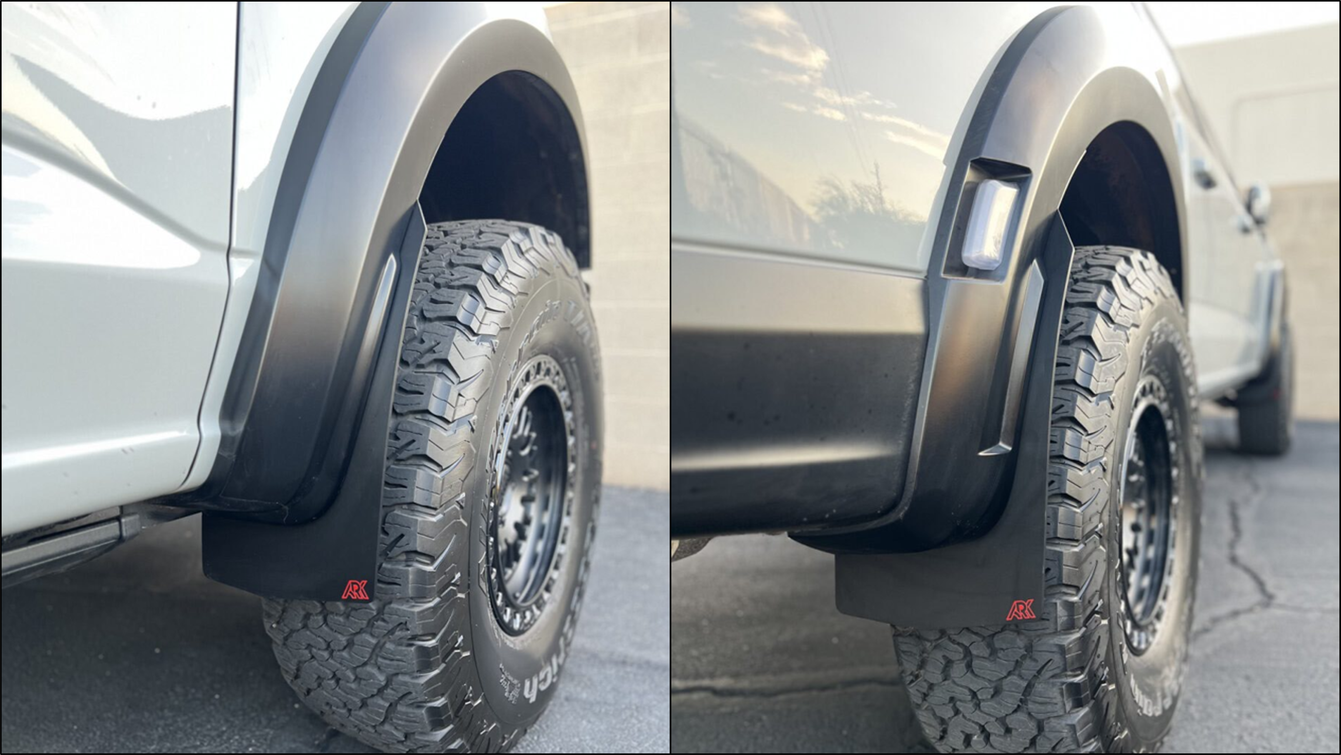ARK Splash Guards 2023-2026 Ford Raptor R TriXPoly Mid-Mudflaps