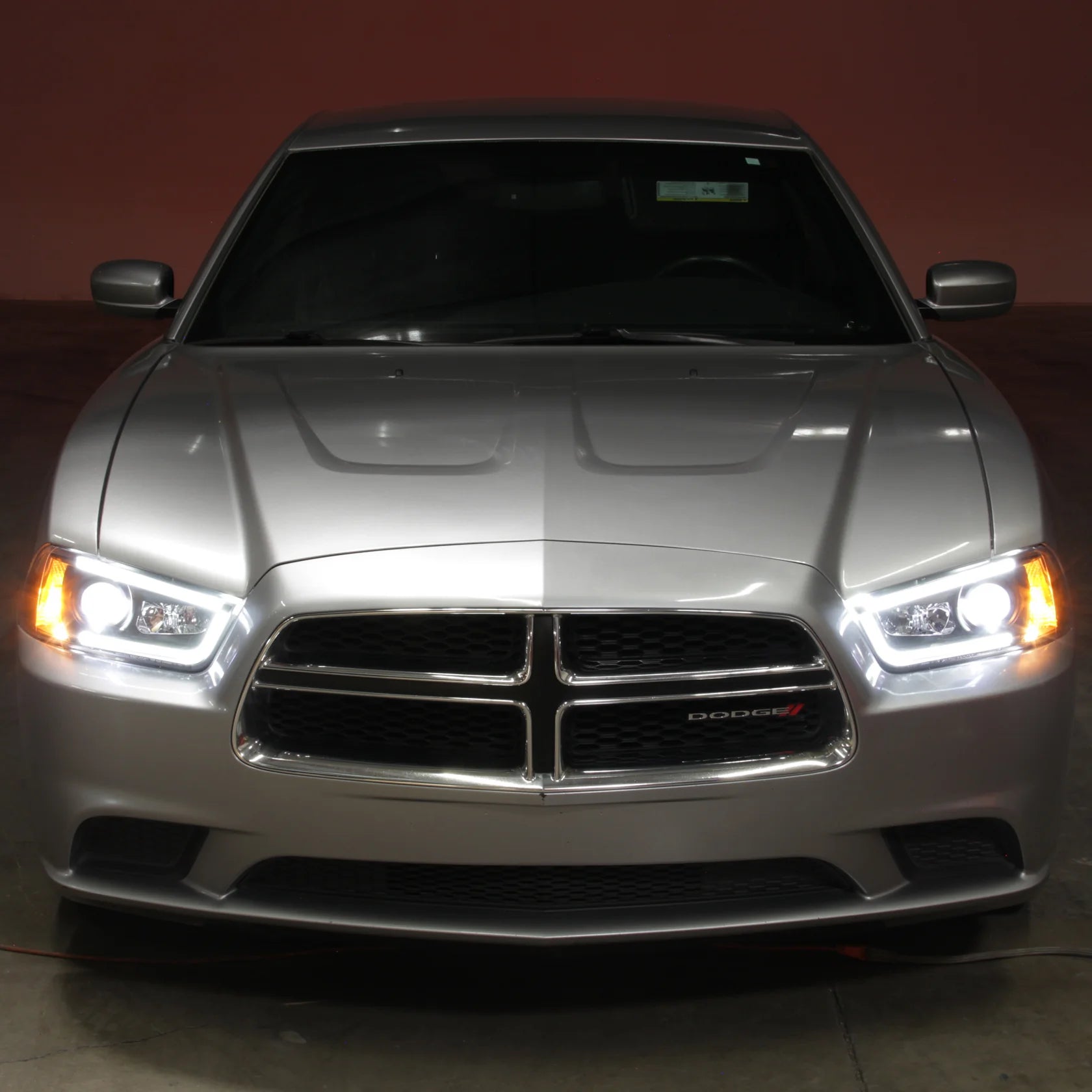 Spyder Platinum Dodge Charger 2011-2014 Factory Halogen Model Only ( Not Compatible With Factory Xenon/HID Model ) High-Power LED Module ( Low Beam ) Equipped Headlights - LED Light Tube Parking Lights