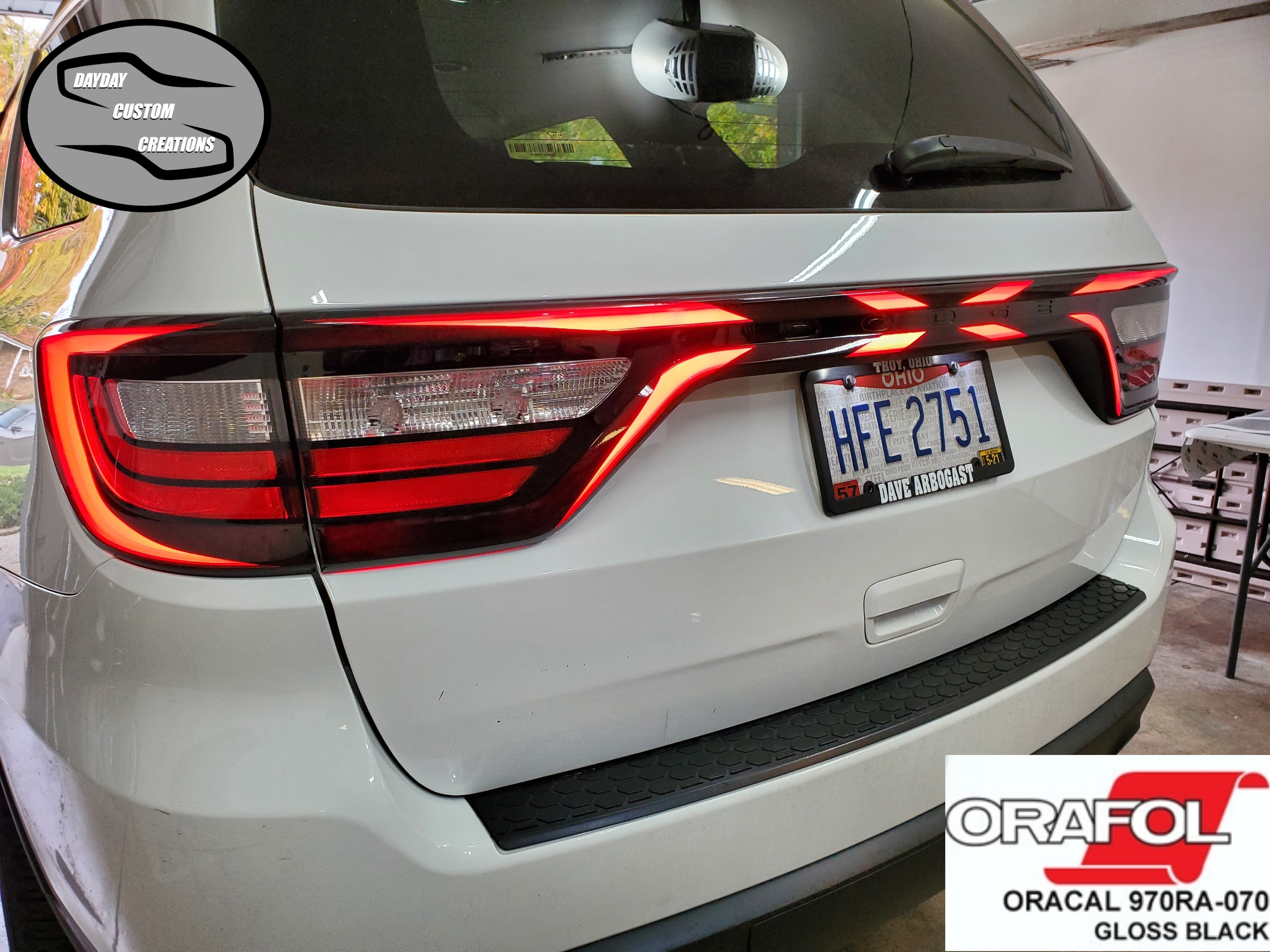 14-25 Dodge Durango Taillight Decal Design 9