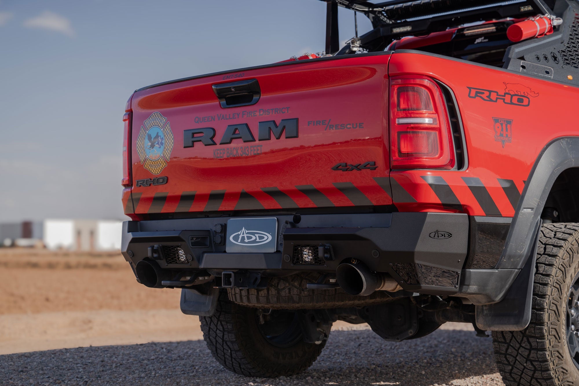 ADD 2025 Ram RHO Stealth Fighter Rear Bumper