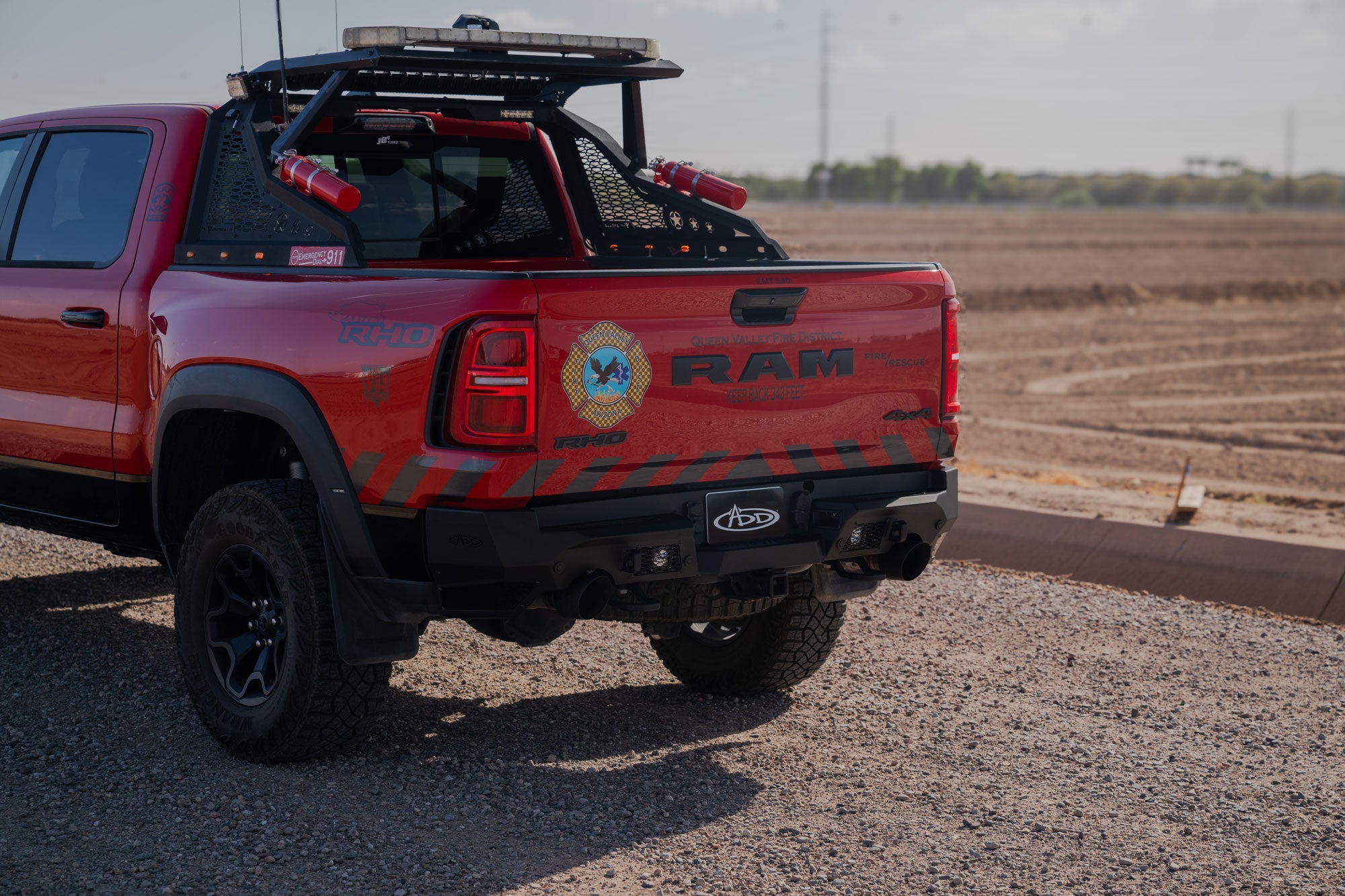 ADD 2025 Ram RHO Stealth Fighter Rear Bumper
