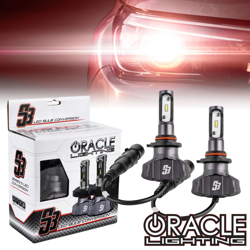2015-2023 Dodge Charger Oracle 9005 - S3 LED Headlight Bulb Conversion Kit - 6000K