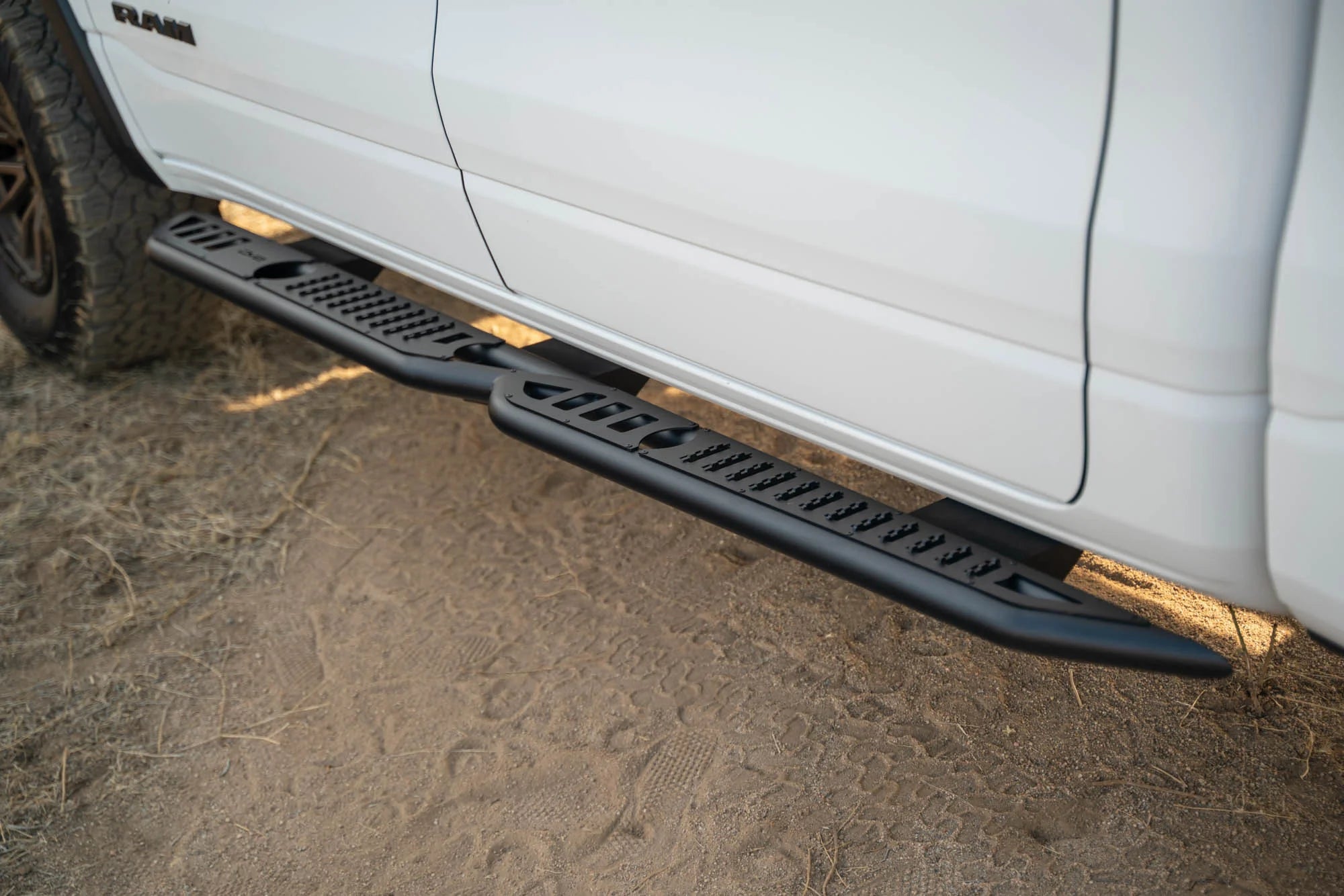 DV8 Off-Road OE Plus Side Steps 2019-2025 Ram 1500 / RHO / TRX Crew Cab Running Boards