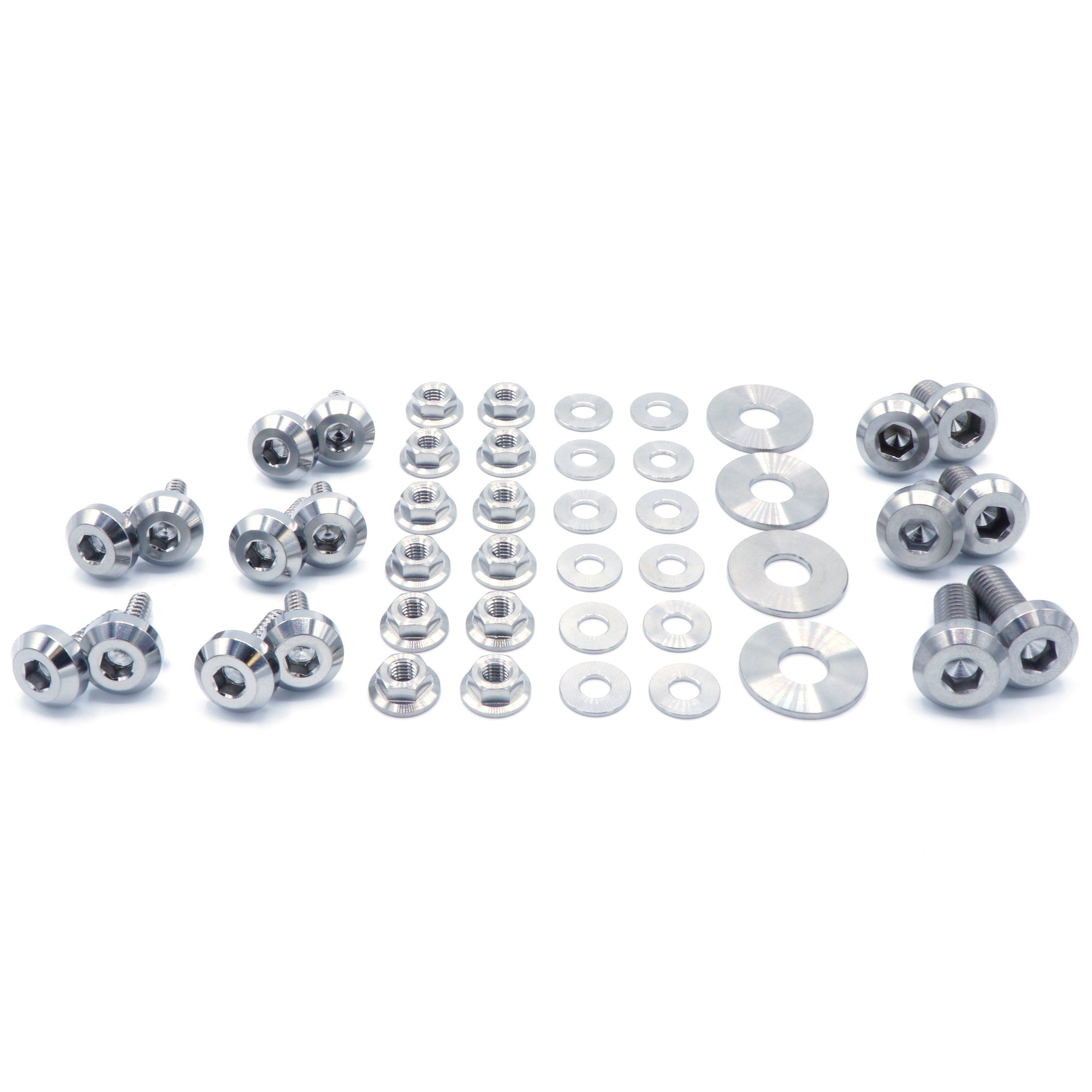 Titanium Hardware RS Hood Kit - Subaru Impreza GC8 (1992-2001)