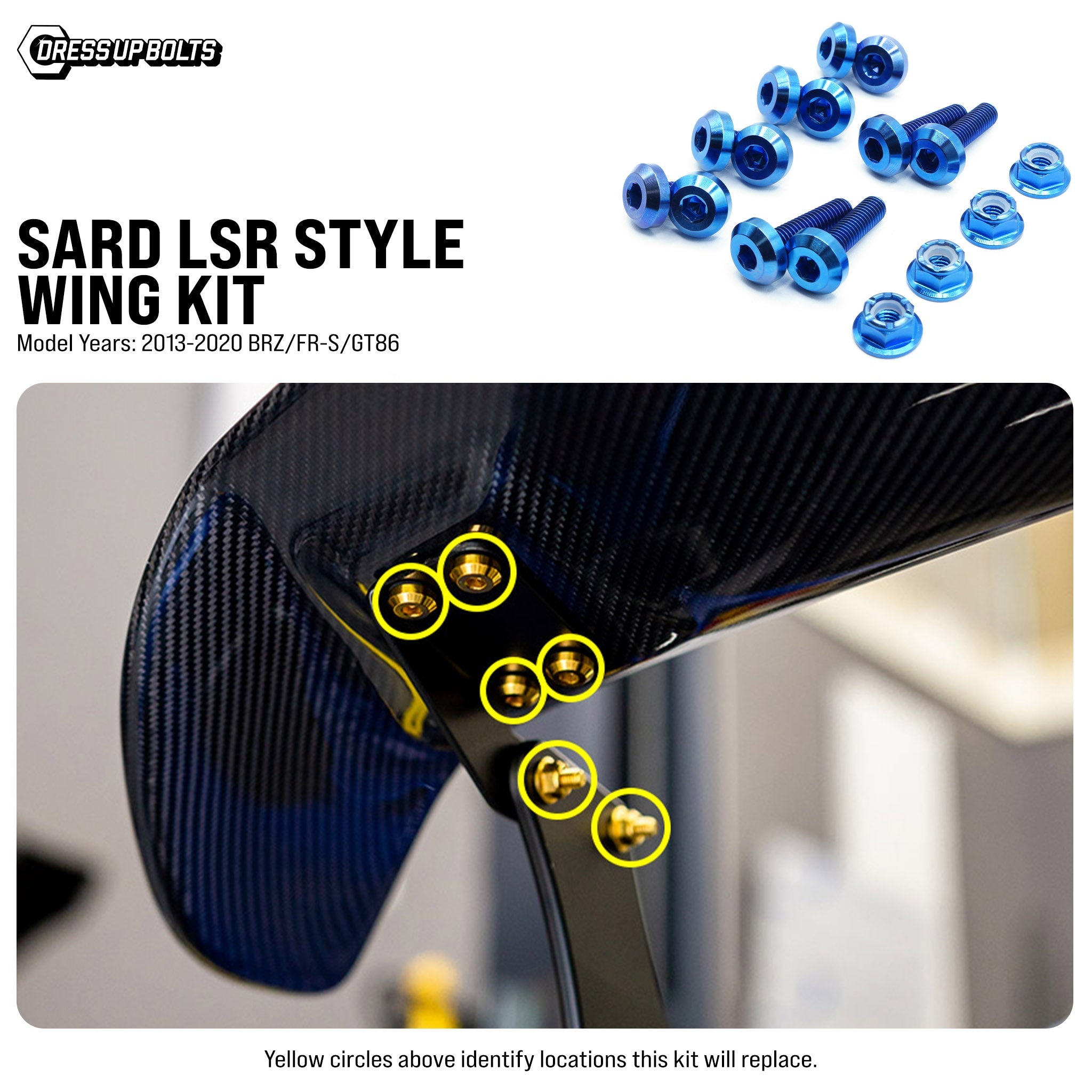 Titanium Hardware SARD LSR Style Wing Kit - BRZ/GT86/FR-S (2013-2020)