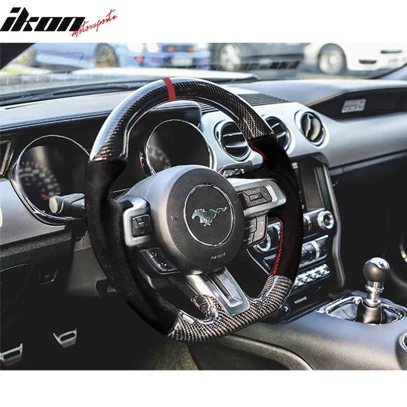 2015-2017 Ford Mustang Steering Wheel Carbon Fiber