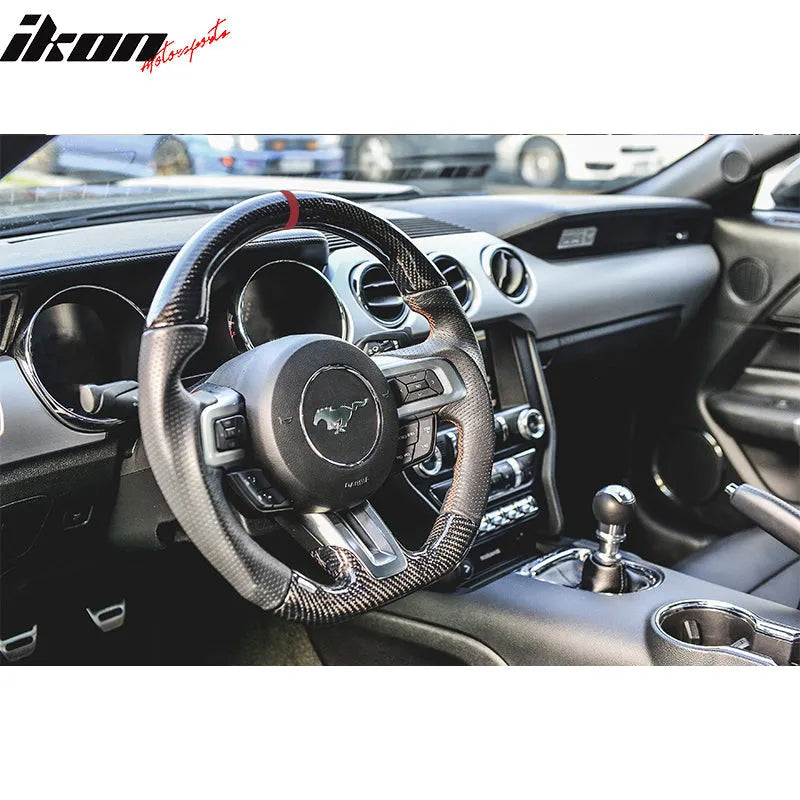 2015-2017 Ford Mustang Steering Wheel Carbon Fiber