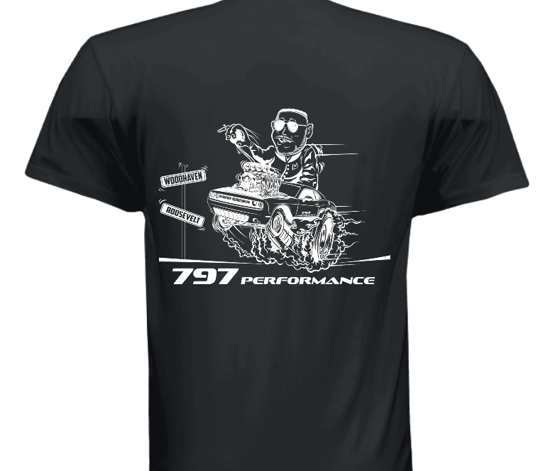 797 Performance "Woodhaven Speedway" T-Shirt Featuring MattFink