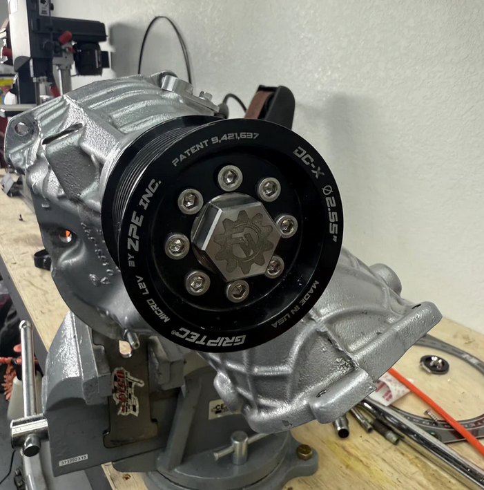 Fabworkz Stainless Hub for Hellcat Supercharger Griptec Pulley to LS Engine Application