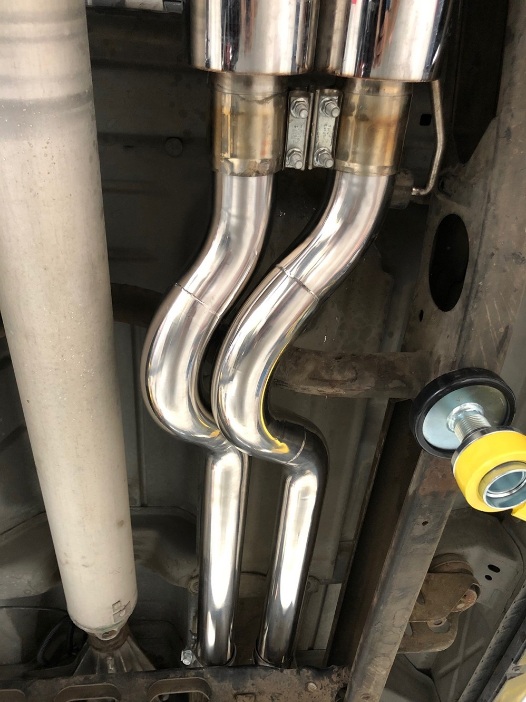 Stainless U-Bend Exhaust Tubing | (44" Long, 3" Dia) Pair