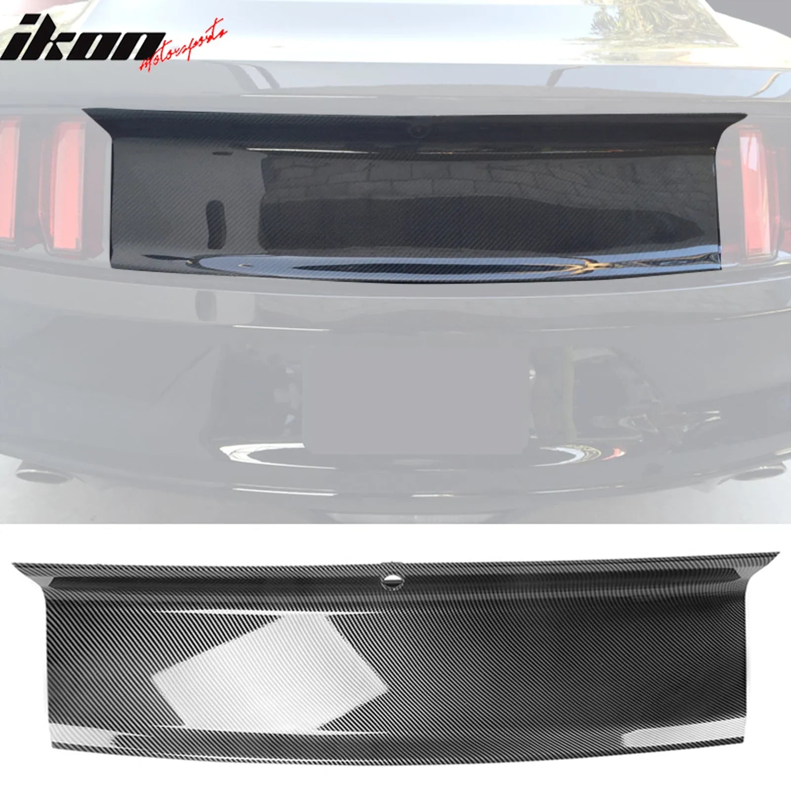 2015-2023 Ford Mustang Trunk Boot Cover ABS Rear Trunk Cover Panel Dec