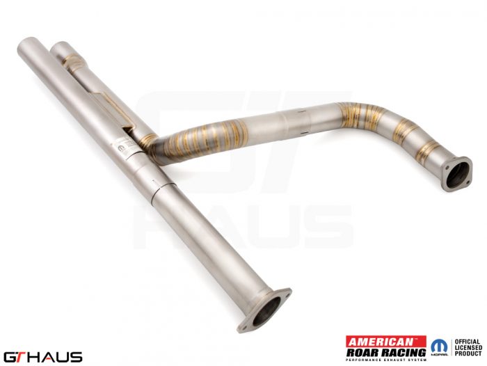 American  Roar Racing / GT Haus 2025+ Ram RHO AR-Section 1 (Front-Pipe) 76mm piping with Velocity Chamber (Ti)