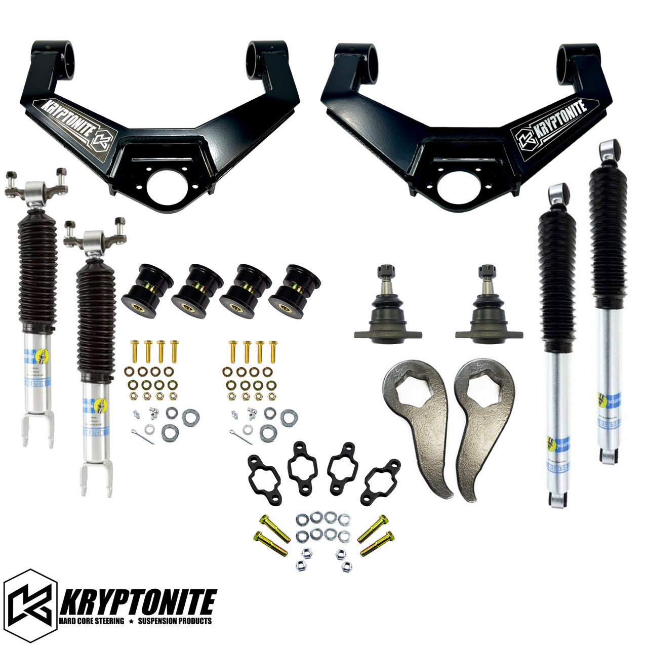 Stage 3 Leveling Kit With Bilstein Shocks - Kryptonite KR11STAGE3BIL