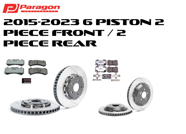 Paragon Brakes 2015-2023 Dodge Charger / Challenger SRT Hellcat / Scatpack - Front and Rear Rotor Package