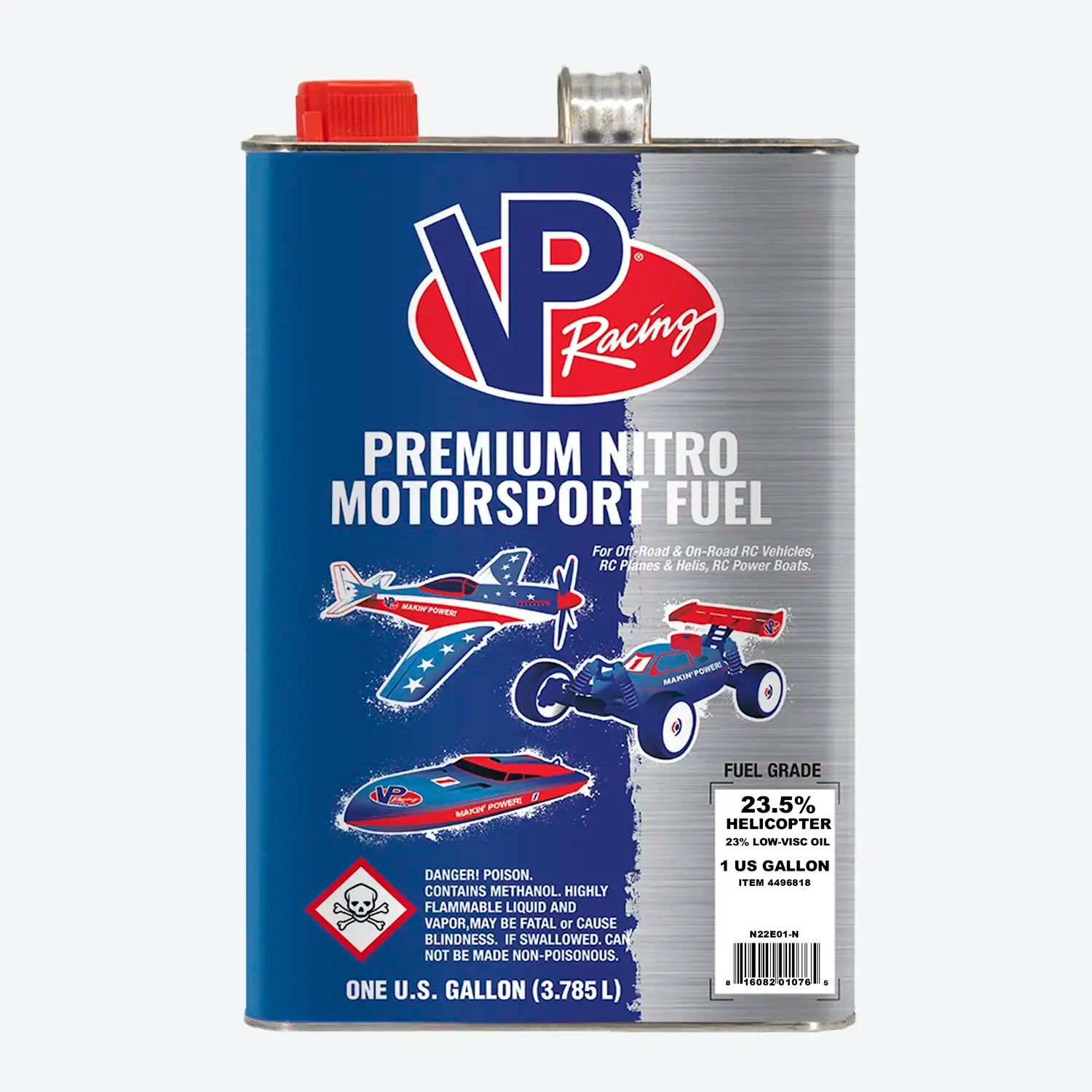 VP Racing RC Helicopter Nitro Fuel: 23.5% Heli / 23% Low-Viscosity Oil