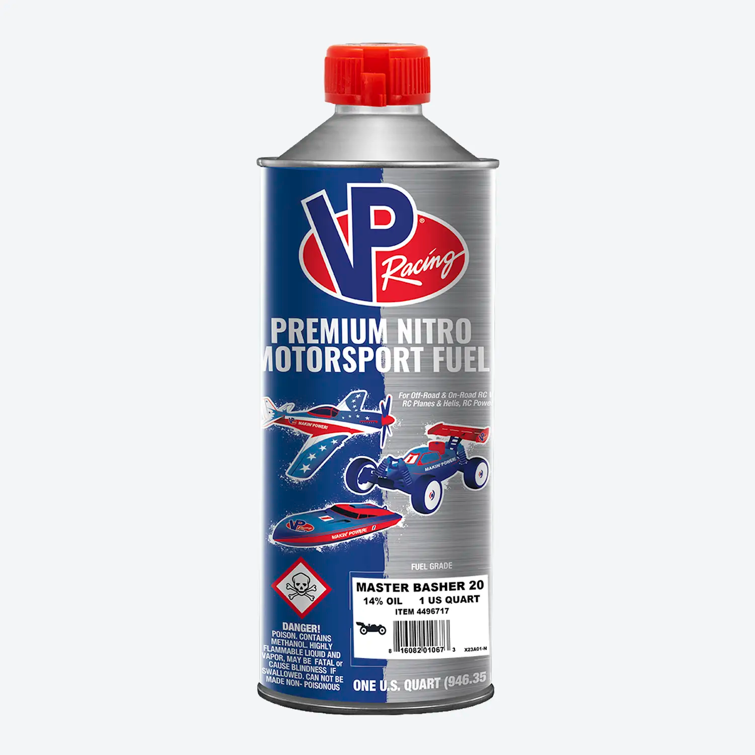 VP Racing Master Basher Nitro Fuel: R/C Car 20% Nitro - 14% Oil