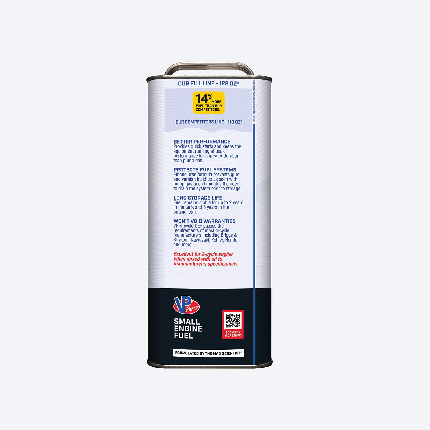 VP Racing 4-Cycle Fuel: Ethanol-Free Small Engine Fuel
