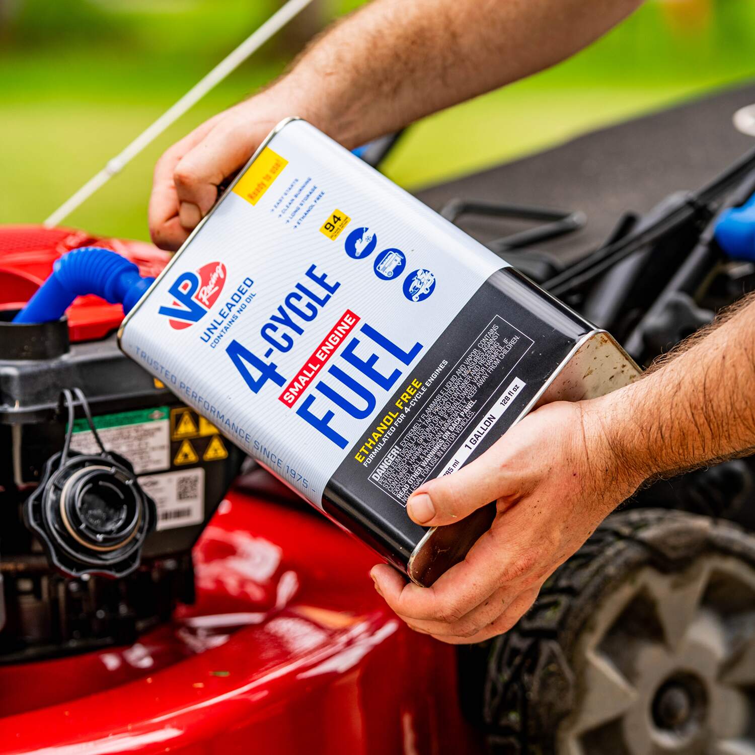 VP Racing 4-Cycle Fuel: Ethanol-Free Small Engine Fuel