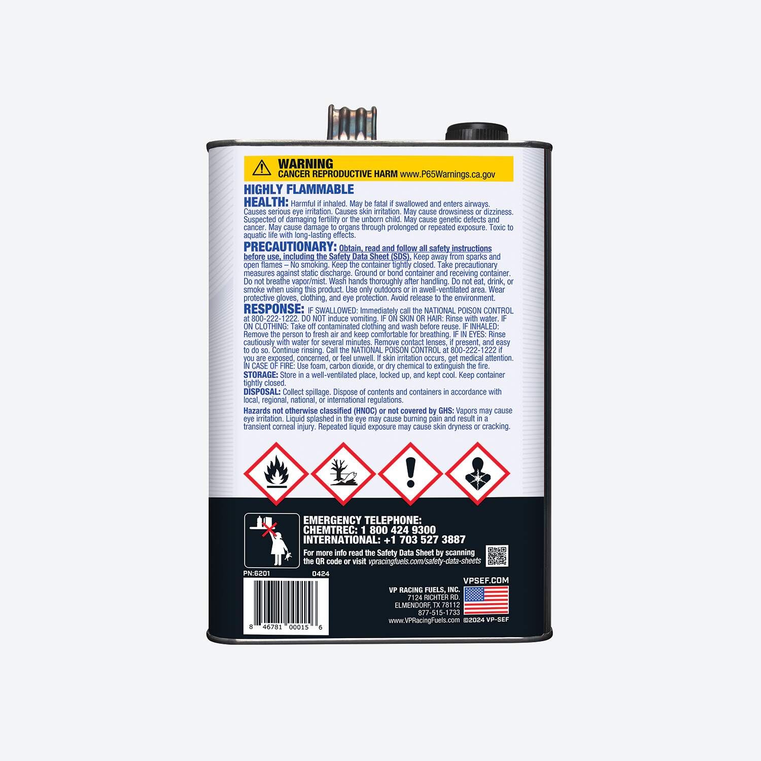 VP Racing 4-Cycle Fuel: Ethanol-Free Small Engine Fuel