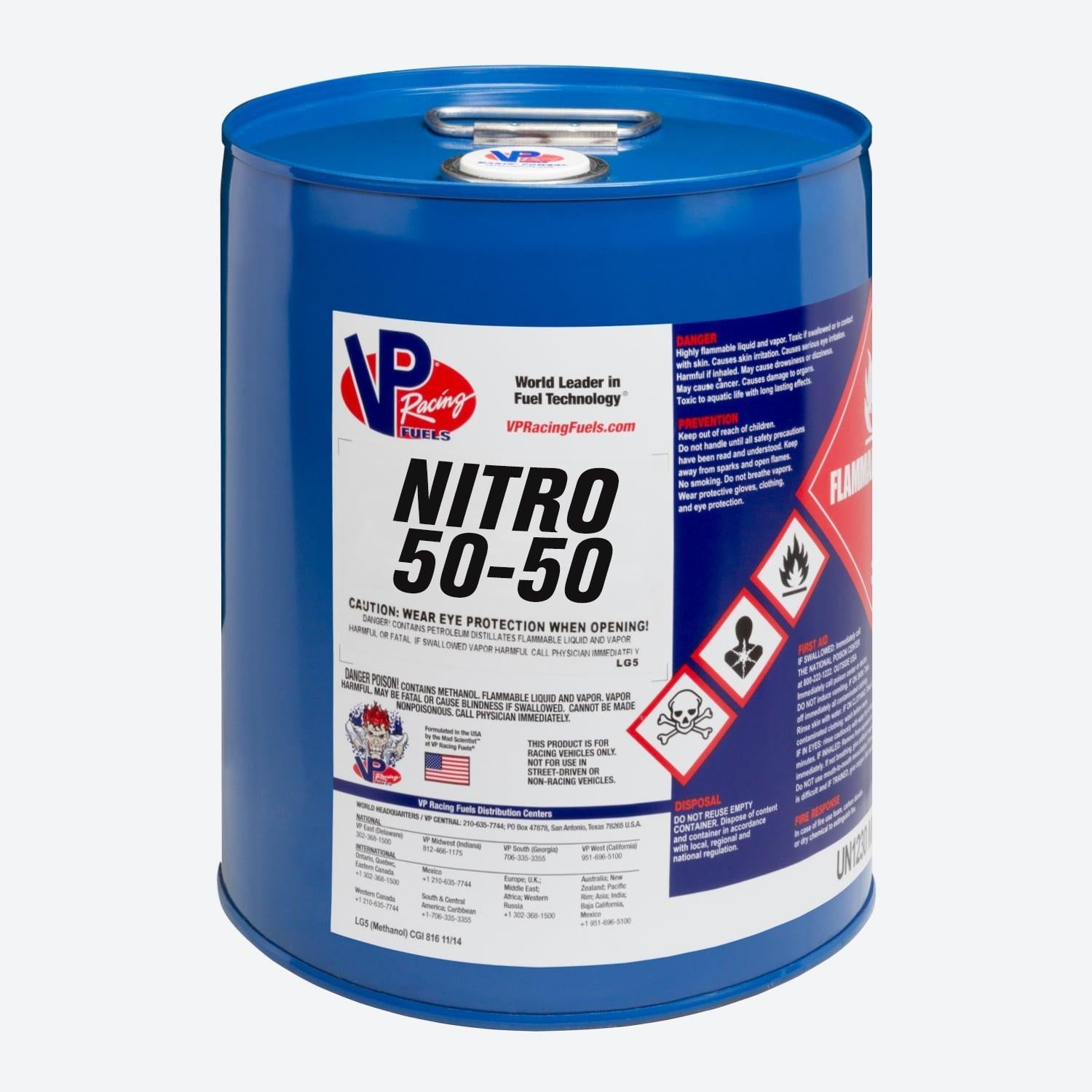 VP Racing Nitro 50-50: Methanol & Nitromethane Racing Fuel