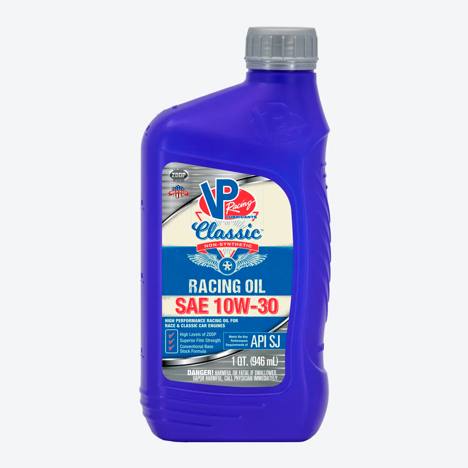 VP Racing Classic™ SAE 10W30 Non-Synthetic Racing Oil