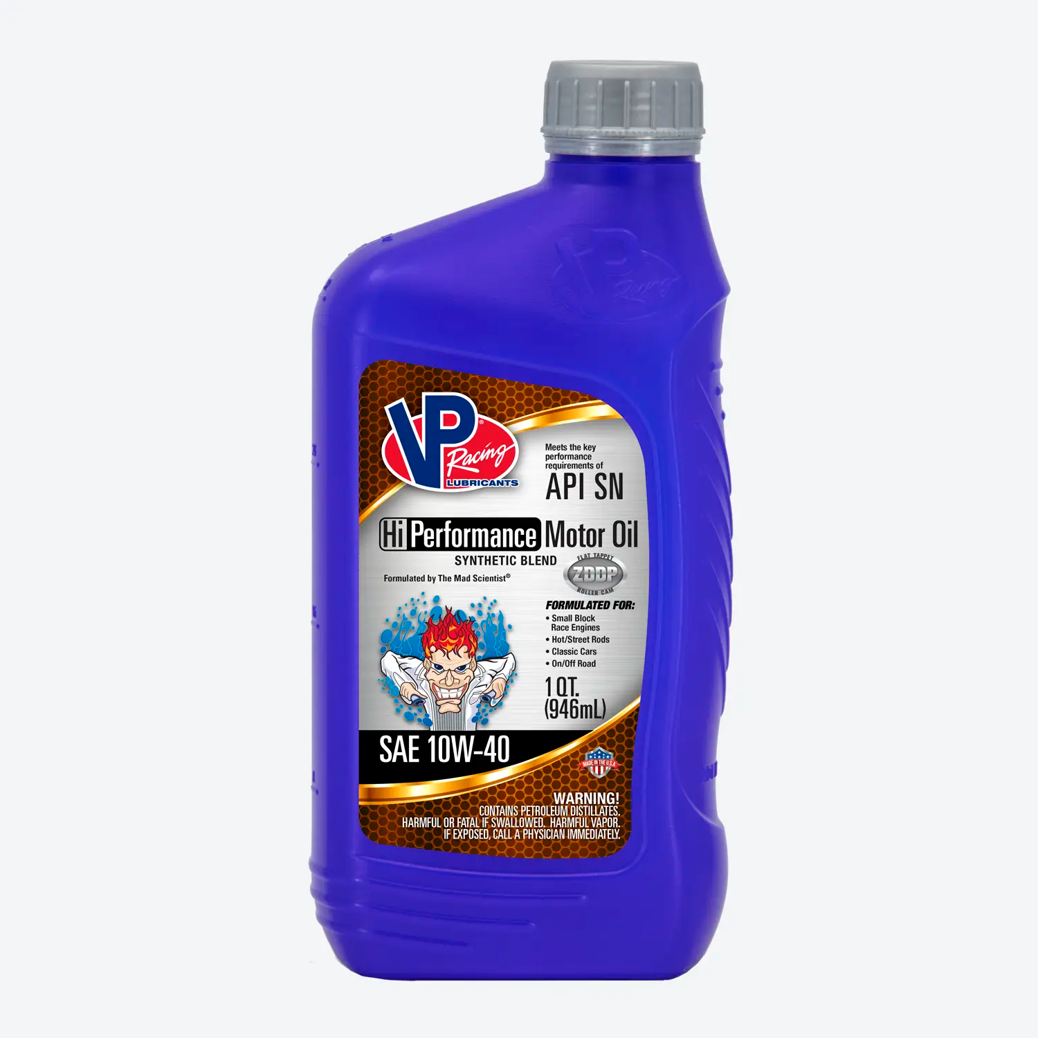 VP Racing Hi-Performance 10W40 Synthetic Blend Oil