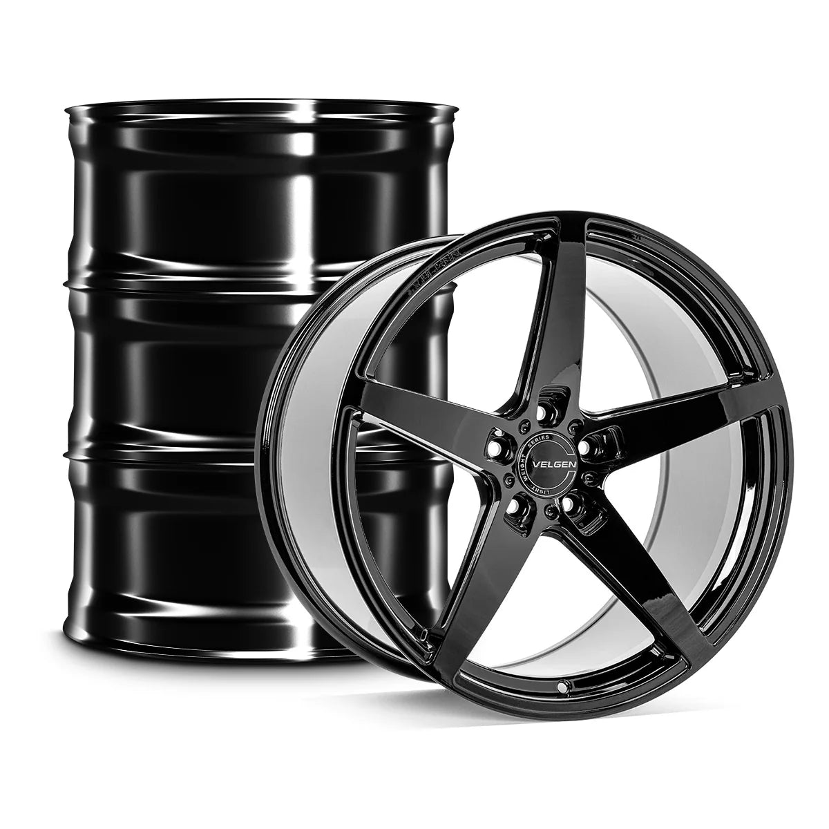 Velgen Classic5 V2 Wheel Gloss Black Set Of 4