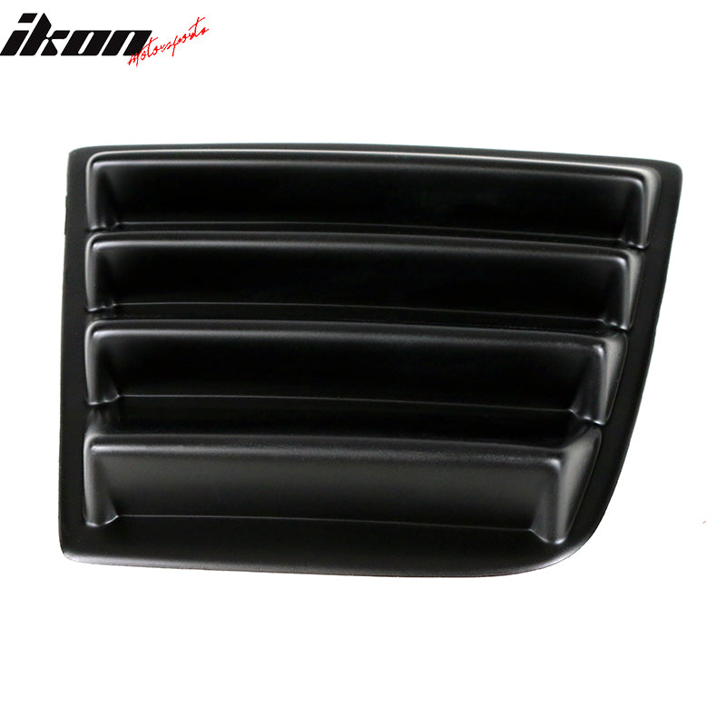 Ikon Motorsports 2008-2023 Dodge Challenger Rear Window Scoop Louver Vent