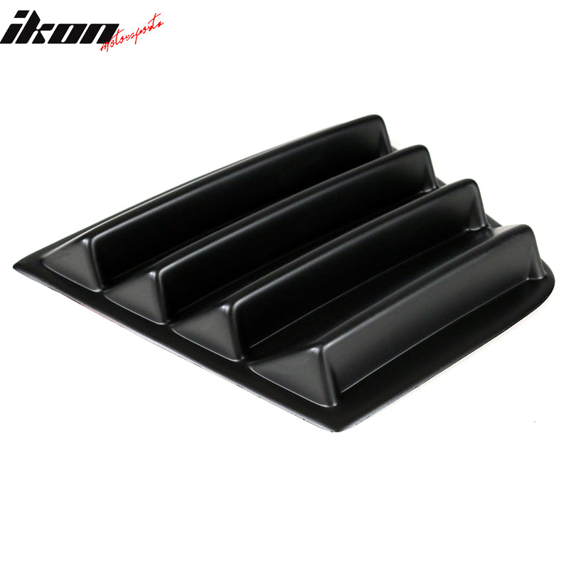 Ikon Motorsports 2008-2023 Dodge Challenger Rear Window Scoop Louver Vent