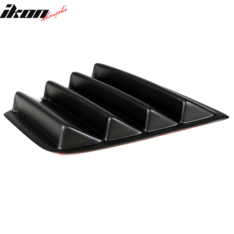 Ikon Motorsports 2008-2023 Dodge Challenger Rear Window Scoop Louver Vent