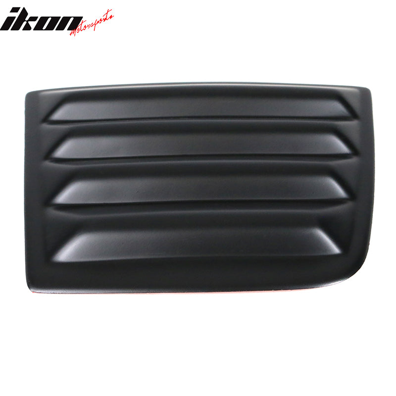 Ikon Motorsports 2008-2023 Dodge Challenger Rear Window Scoop Louver Vent