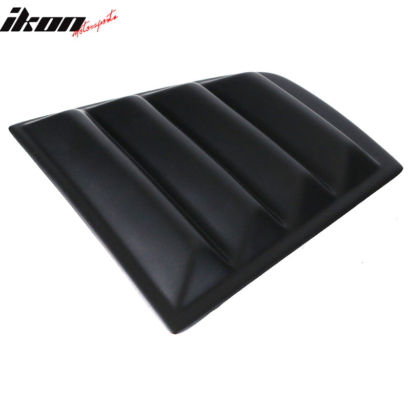 Ikon Motorsports 2008-2023 Dodge Challenger Rear Window Scoop Louver Vent