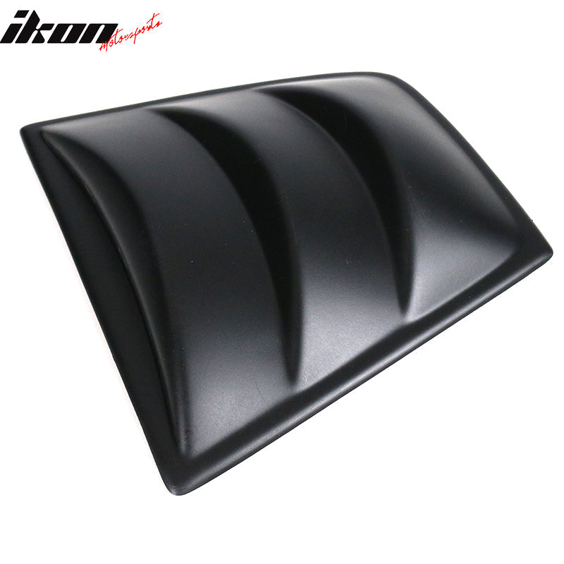 Ikon Motorsports 2008-2023 Dodge Challenger Rear Window Scoop Louver Vent